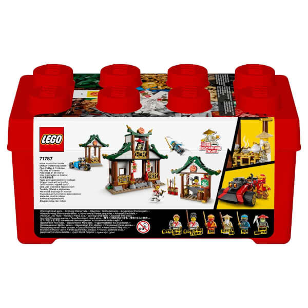  LEGO NINJAGO Yaratıcı Ninja Yapım Parçası Kutusu 71787 - 5 Yaş ve Üzeri Çocuklar için Araçlar, Dövüş Okulu ve Minifigürler İçeren Yaratıcı Oyuncak Yapım Seti (530 Parça)