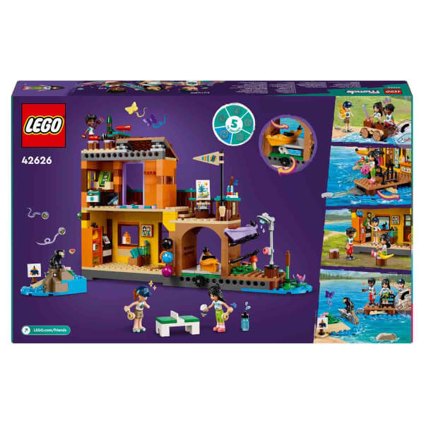 LEGO Friends Macera Kampı Su Sporları 42626 - 7 Yaş ve Üzeri Çocuklar için Ayı Figürü İçeren Yaratıcı Oyuncak Yapım Seti (628 Parça)