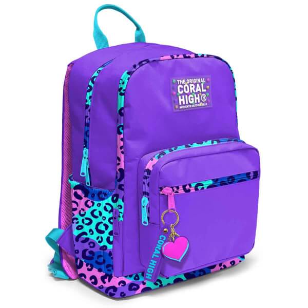 Coral High Leopar Desenli Okul Çantası 23632