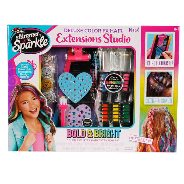 Cra-Z-Art Shimmer N Sparkle Deluxe Saç Tasarım Stüdyosu Seti