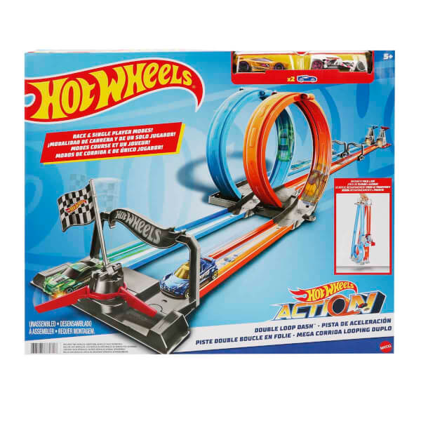 Hot Wheels Çift Çemberde Depar Pist Seti GFH85