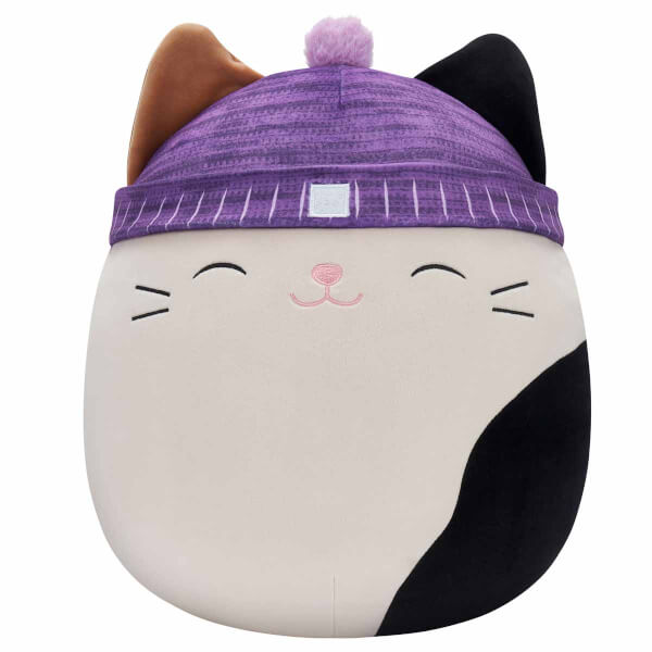 Squishmallows Mor Bereli Kedi Cam Peluş 40 cm