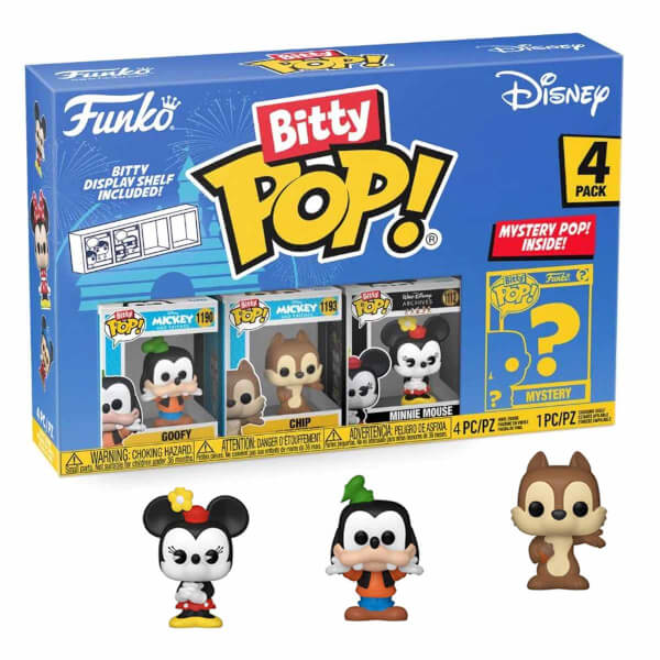Funko Bitty Pop: Disney Goofy 4'lü Sürpriz Figür Seti 