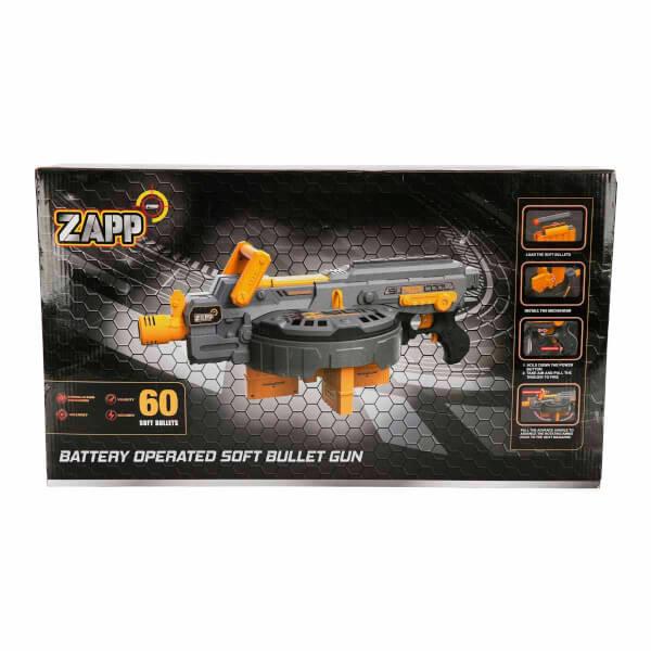 Zapp Toys 60 Mermili Sünger Dart Atan Silah 54 cm