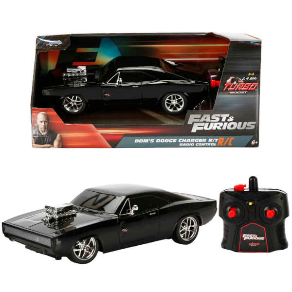 1:24 Fast &amp; Furious Dom’s Dodge Charger R/T Uzaktan Kumandalı Araba