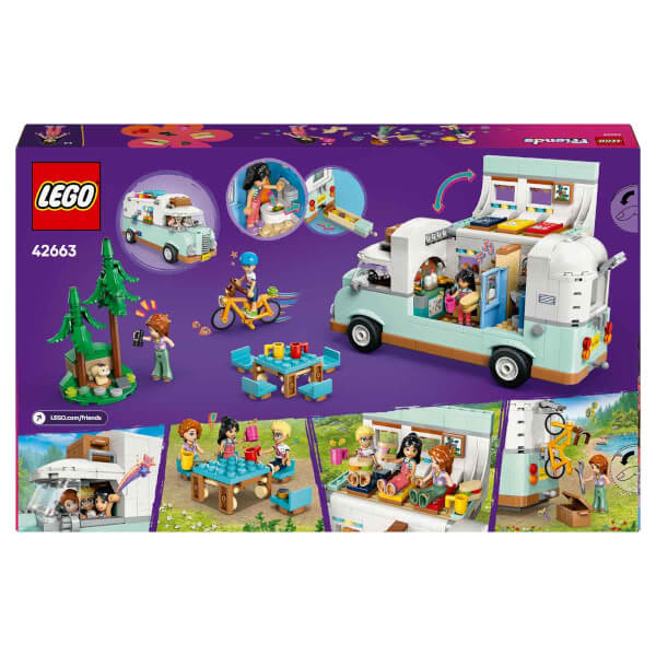 LEGO Friends Arkadaşlık Karavan Macerası 42663 - 7 Yaş ve Üzeri Çocuklar için Mini Bebek İçeren Yaratıcı Oyuncak Yapım Seti (778 Parça)