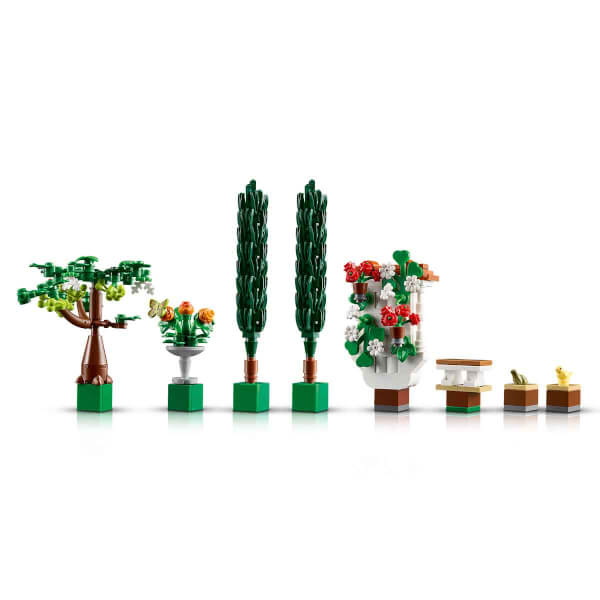 LEGO Icons Fıskiyeli Bahçe 10359 - Yetişkinler için Dekoratif Bahçe Modeli Yapım Seti (1302 Parça)