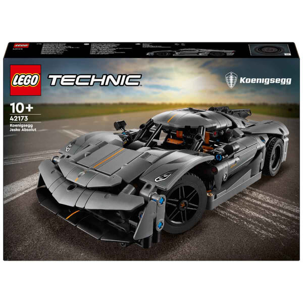 LEGO Technic Koenigsegg Jesko Absolut Gri Hiper Araba 42173 - Çocuklar için Oyuncak Yapım Seti (801 Parça)