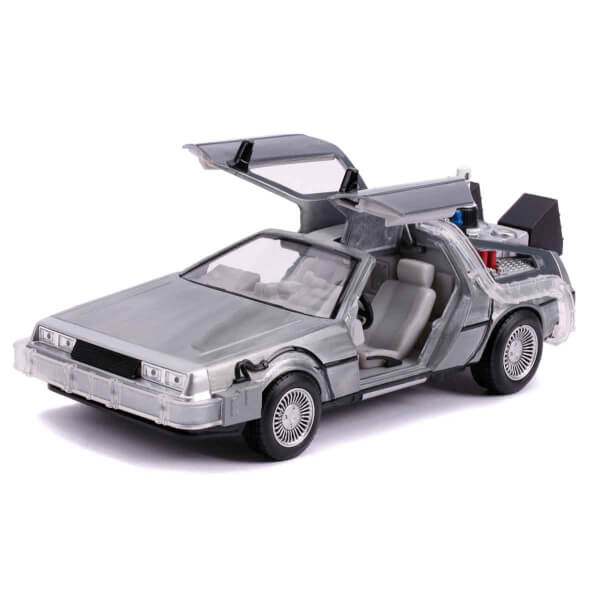 1:24 Geleceğe Dönüş Zaman Makinesi Time Machine Model Araba