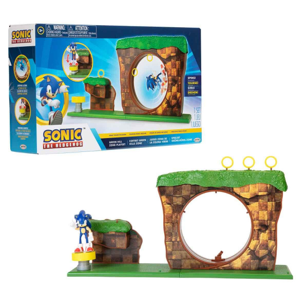 Sonic The Hedgehog Hill Zone Figür ve Oyun Seti