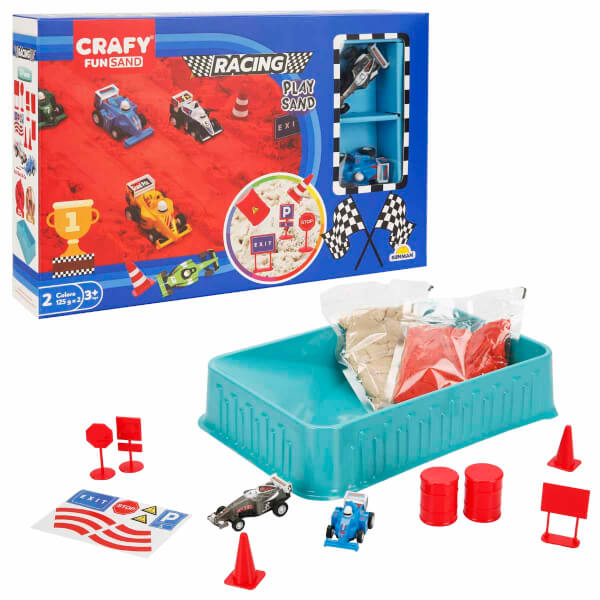 Crafy Racing Oyun Kumu Seti 250 g 13 Parça