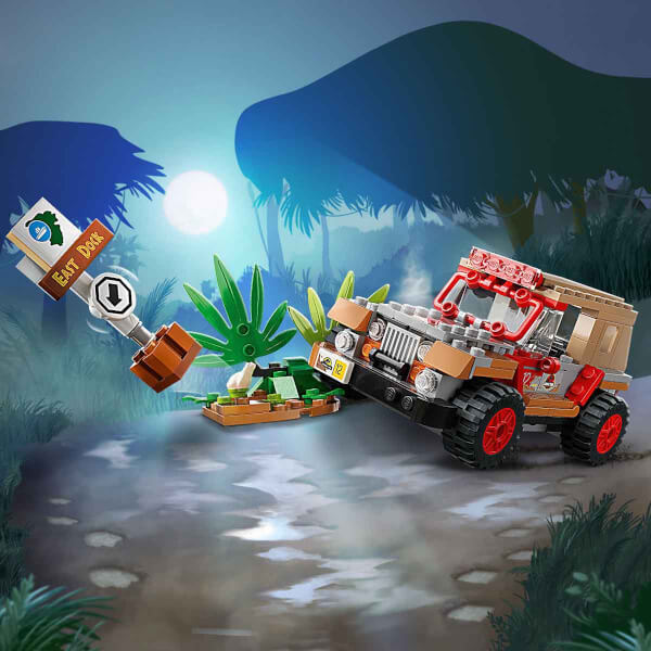 LEGO® Jurassic Park Dilophosaurus Pususu 76958 - 6 Yaş ve Üzeri Çocuklar için Yaratıcı Oyuncak Dinozor Yapım Seti (211 Parça)