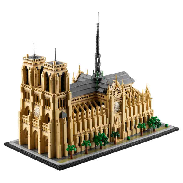 LEGO Architecture Mimari Simgeler Koleksiyonu: Notre Dame Katedrali 21061 - Seyahat, Mimari ve Tarih Meraklısı Yetişkinler İçin Koleksiyonluk ve Sergilenebilir Model Yapım Seti (4383 Parça)