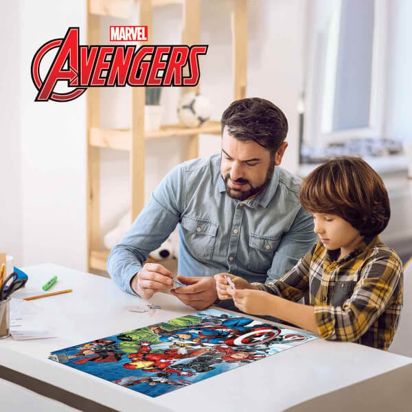 200 Parça 3D Puzzle: Avengers