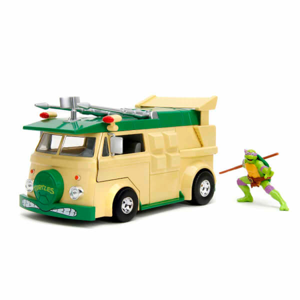 1:24 TMNT Party Wagon ve Donatello Figürü