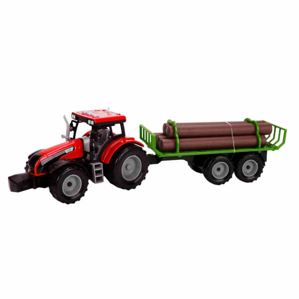 Maxx Wheels Sesli Ve Işıklı Römorklu Traktör 44 cm