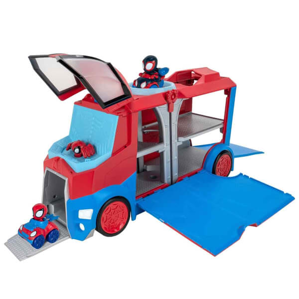 Sesli ve Işıklı Spidey Kamyon Mini Arabalar Oyun Seti 33 cm PDY22000