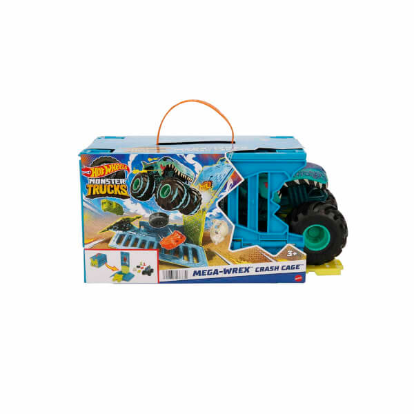 Hot Wheels Monster Trucks 1:24 Mega Wrex'in Çarpışma Kafesi HNC29