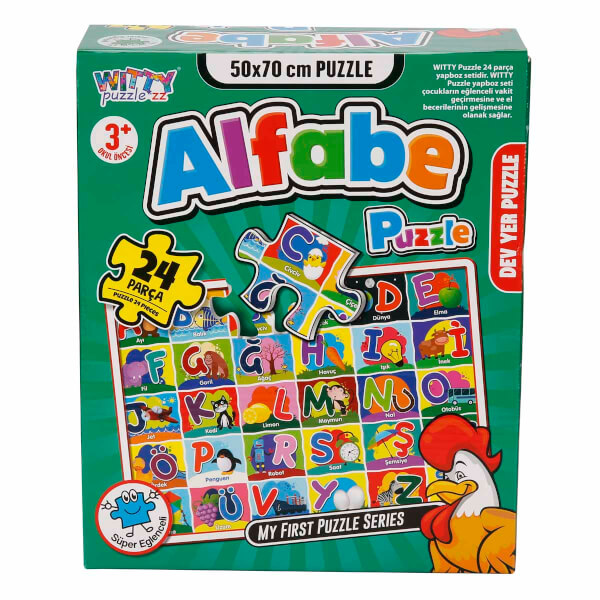 24 Parça Puzzle: Alfabe