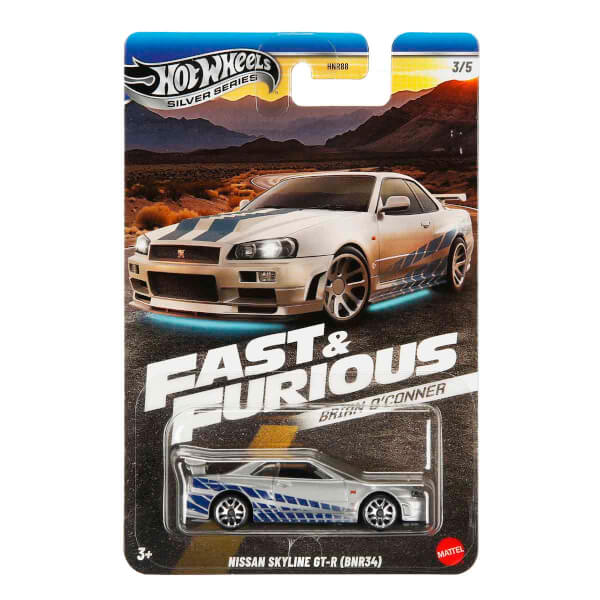 Hot Wheels Fast & Furious Temalı Arabalar HNR88