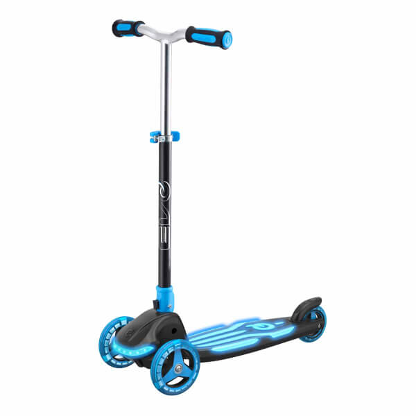 Evo 3 Tekerlekli Katlanabilir Illuminate Işıklı Mavi Scooter