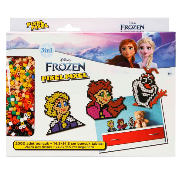 3in1 Disney Frozen Pixel Pixel Boncuk Aktivite ve Oyuncak Seti