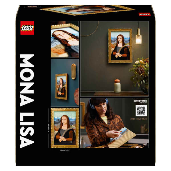 LEGO ART Mona Lisa 31213 - Yetişkinler için Dekoratif Koleksiyonluk ve Sergilenebilir Leonardo da Vinci Tablosu Yapım Seti (1503 Parça)