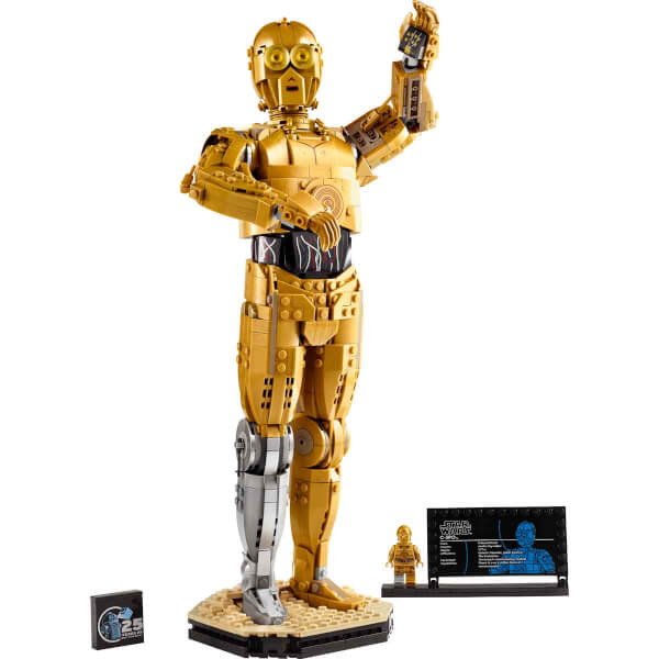 LEGO Star Wars C-3PO 75398 - Yetişkinler için İnşa Edilebilen Koleksiyonluk ve Nostaljik Droid Figürü Yapım Seti (1138 Parça)