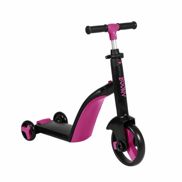 3 Tekerlekli 3in1 Pembe Scooter