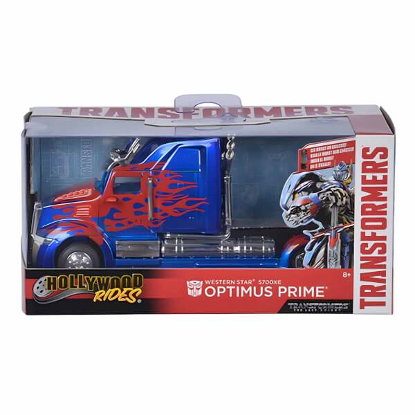 1:32 Hollywood Rides Transformers Western Star 5700 XE Optimus Prime Model Araba