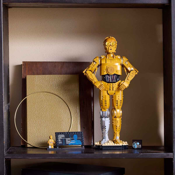 LEGO Star Wars C-3PO 75398 - Yetişkinler için İnşa Edilebilen Koleksiyonluk ve Nostaljik Droid Figürü Yapım Seti (1138 Parça)