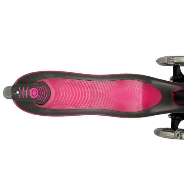 Globber Elite Deluxe 3 Tekerlekli Katlanabilir Işıklı Pembe Scooter