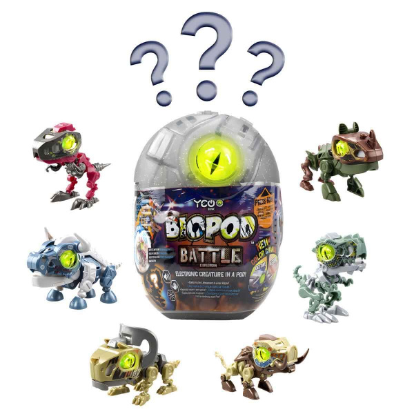 Sesli ve Işıklı Biopod Battle Dinozor Robot Sürpriz Paket