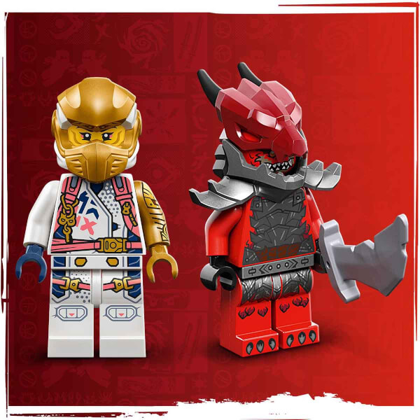 LEGO NINJAGO Sora’nın Ejderha Spinjitzu Topacı 71824 - 6 Yaş ve Üzeri Çocuklar için 2 Ninja Minifigürü İçeren Yaratıcı Oyuncak Yapım Seti (56 Parça)