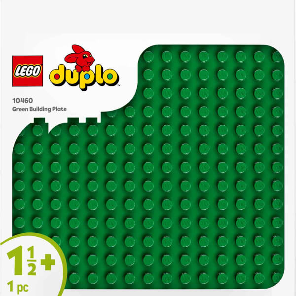 LEGO DUPLO Yeşil Yapım Plakası 10460 - 18 Ay ve Üzeri Küçük Çocuklar İçin Yaratıcı Oyunları Teşvik Eden Sergileme Zemini