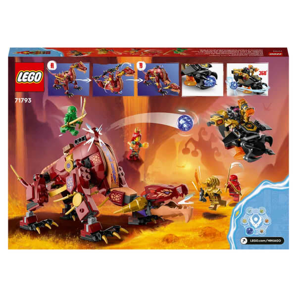 LEGO NINJAGO Heatwave Dönüşen Lav Ejderhası 71793