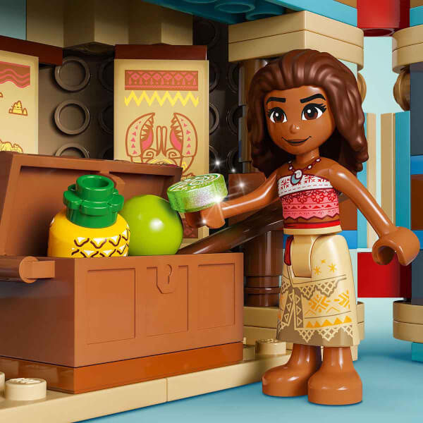 LEGO Disney Moana’nın Saksısı 43252 – 9 Yaş ve Üzeri Çocuklar İçin Mini Bebek Figürü ve Yelkenli Tekne İçeren Yaratıcı Oyuncak Yapım Seti (619 Parça)