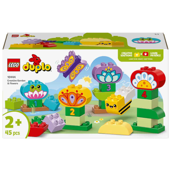 LEGO DUPLO Kasabası Yaratıcı Bahçe ve Çiçekler 10444 - 2 Yaş ve Üzeri Küçük Çocuklar için Eğitici Oyuncak Yapım Seti (45 Parça)