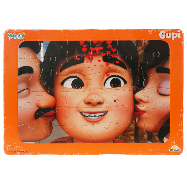 36 Parça Puzzle: Gupi ve Ailesi