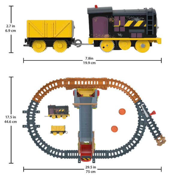 Fisher Price Thomas ve Arkadaşları Diesel Yükleme ve Kaldırma İnşaat Seti JBW20