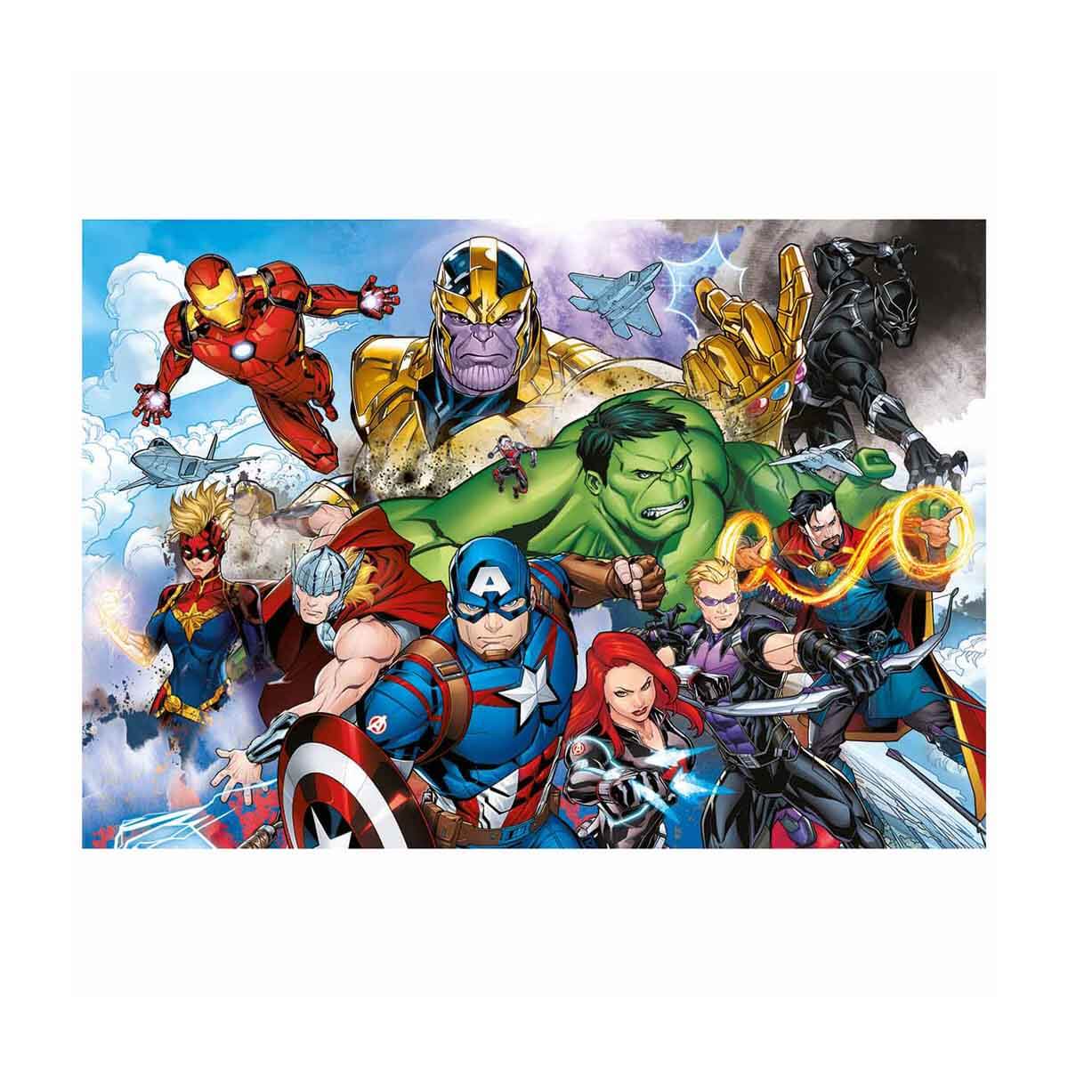 104 Parça Supercolor Puzzle: Marvel Avengers Macerası | Toyzz Shop