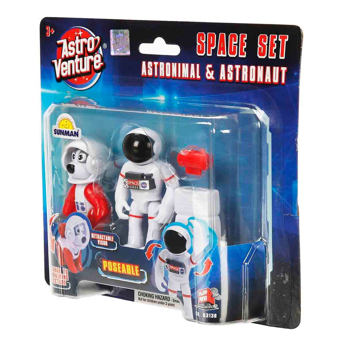 Astro Venture Space Set: Astronimal & Astronaut - Kedi | Toyzz Shop