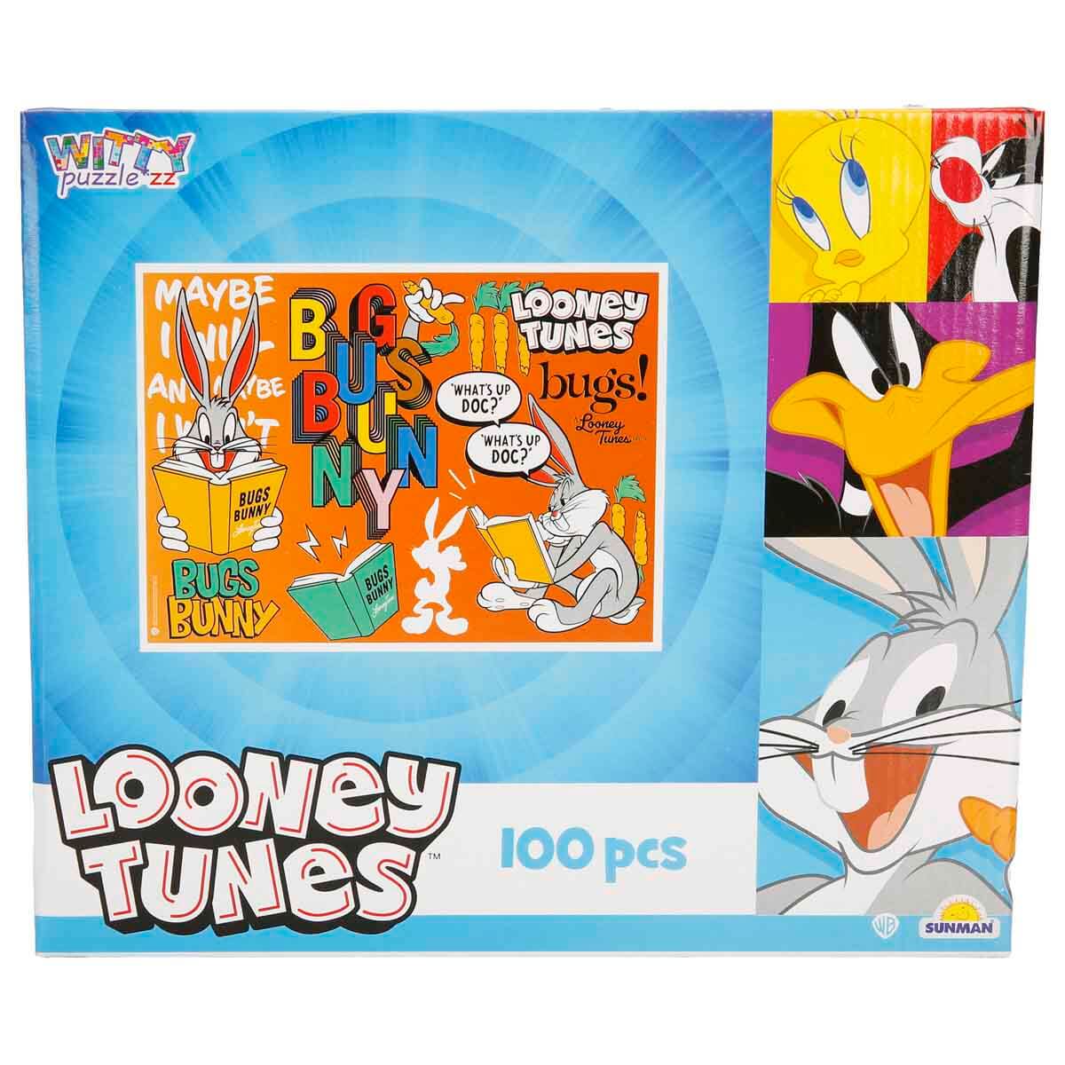 100 Parça Puzzle: Looney Tunes Bugs Bunny | Toyzz Shop