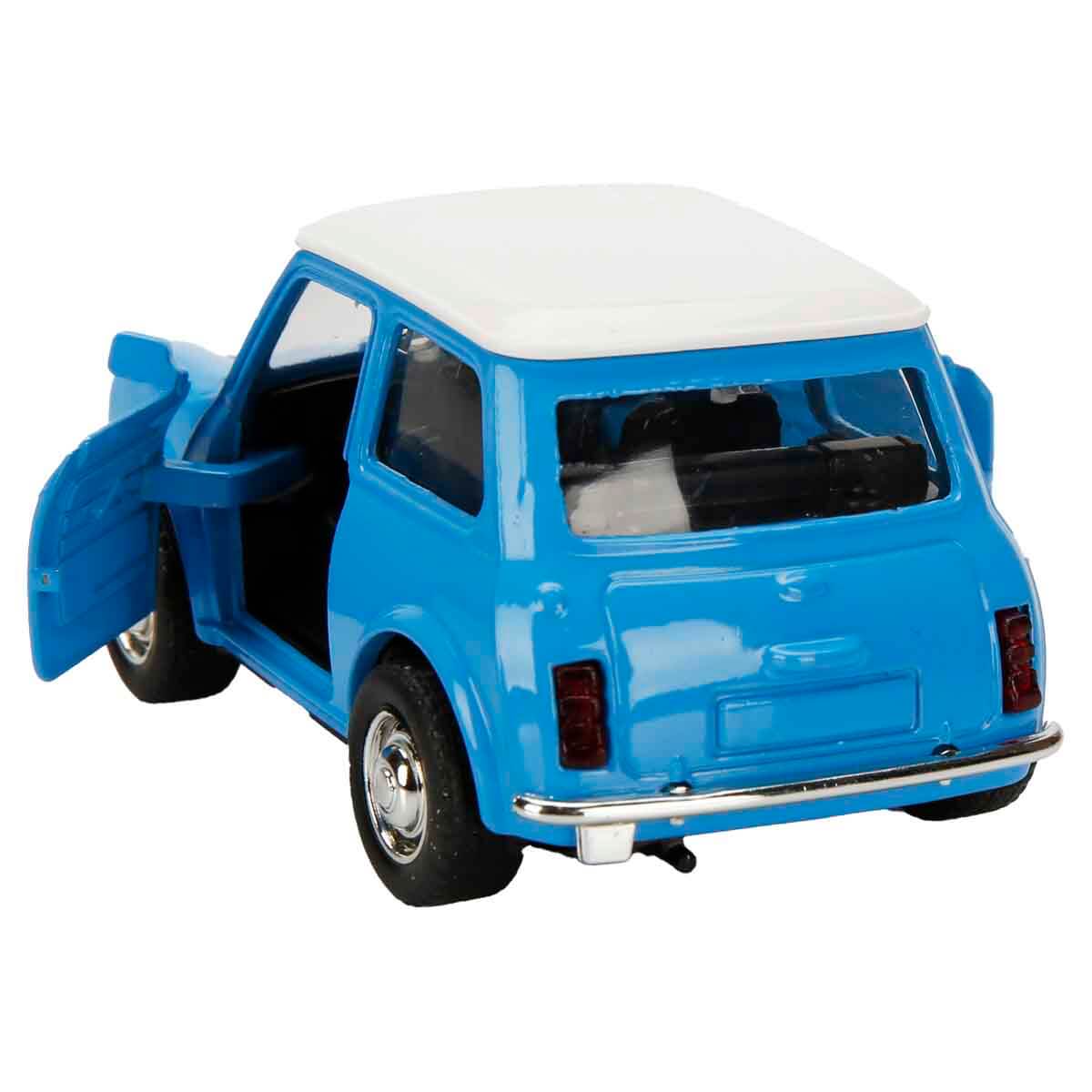 Maxx Wheels Sesli ve Işıklı Model Arabalar 9,5 cm - Mavi-Mini