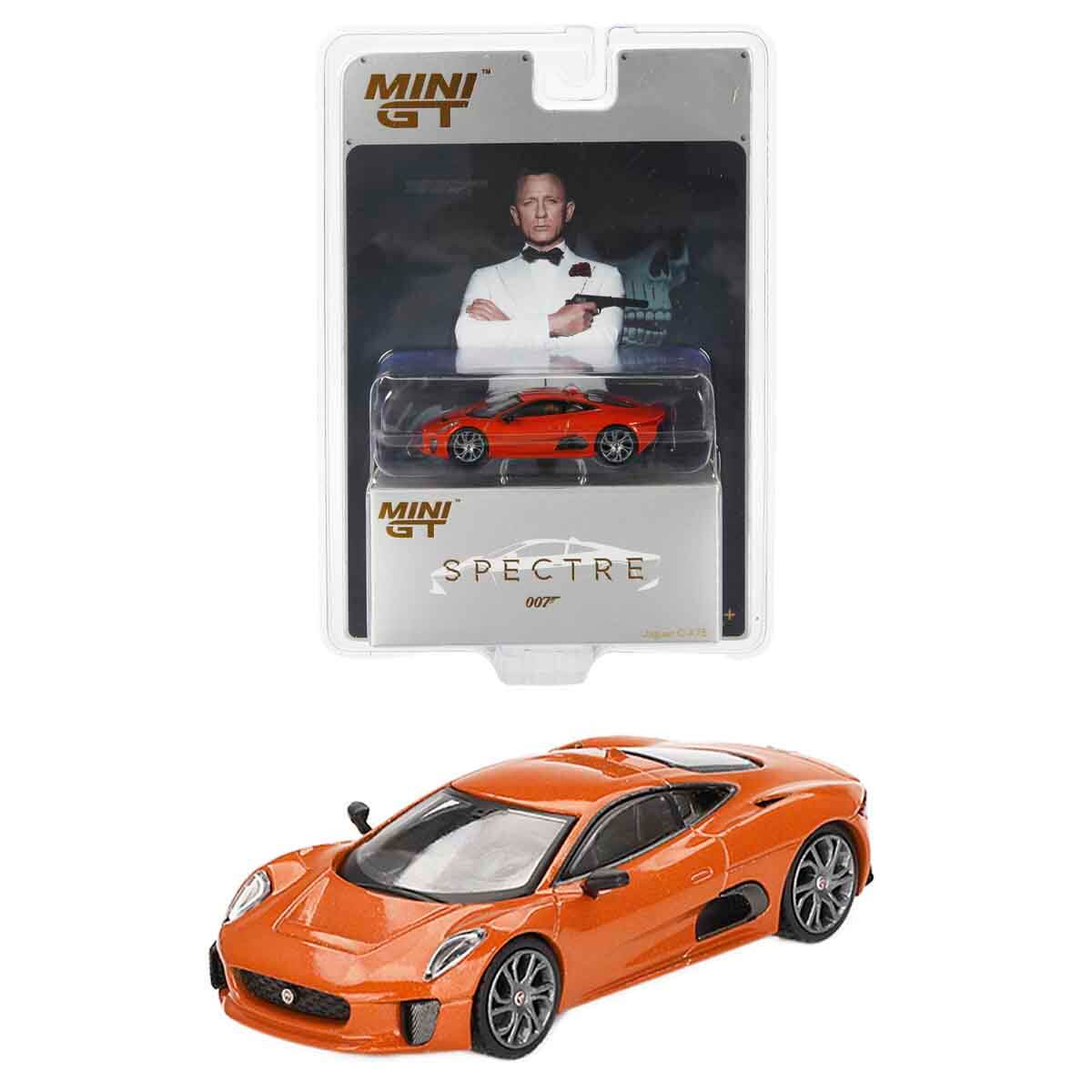 1:64 Mini Gt Jaguar C-X75 James Bond 007 Spectre Diecast Model