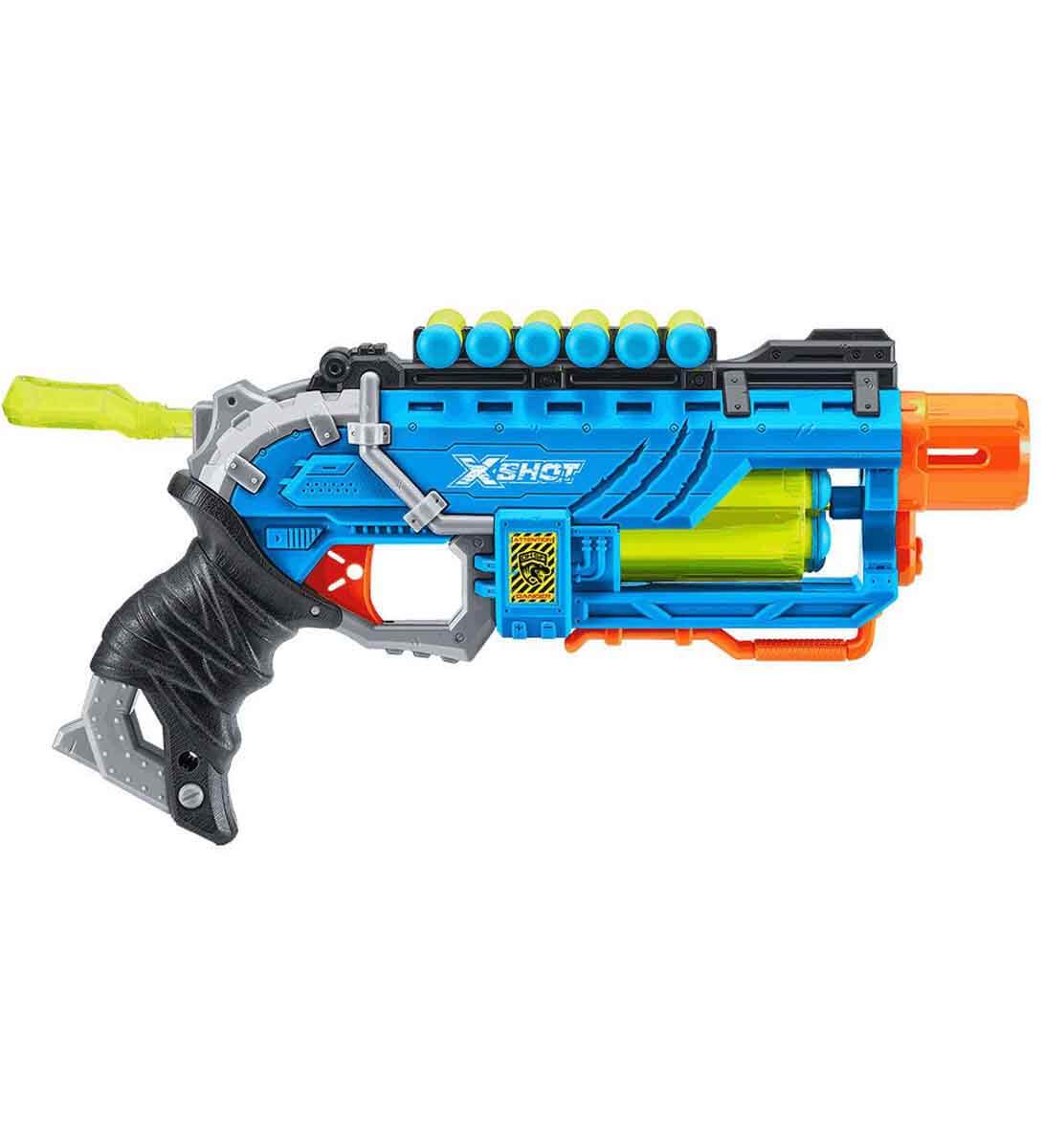 X-Shot Dino Attack Dino Striker 16 Mermili Sünger Dart Atan Silah
