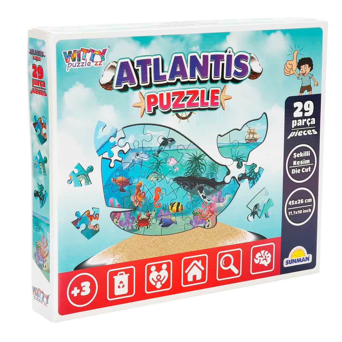 29 Parça Puzzle: Atlantis | Toyzz Shop