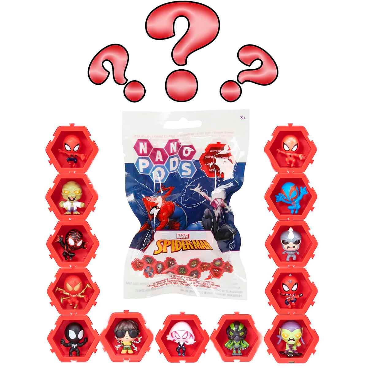 Marvel Spider-Man Nano Pods Sürpriz Figür Paketi | Toyzz Shop