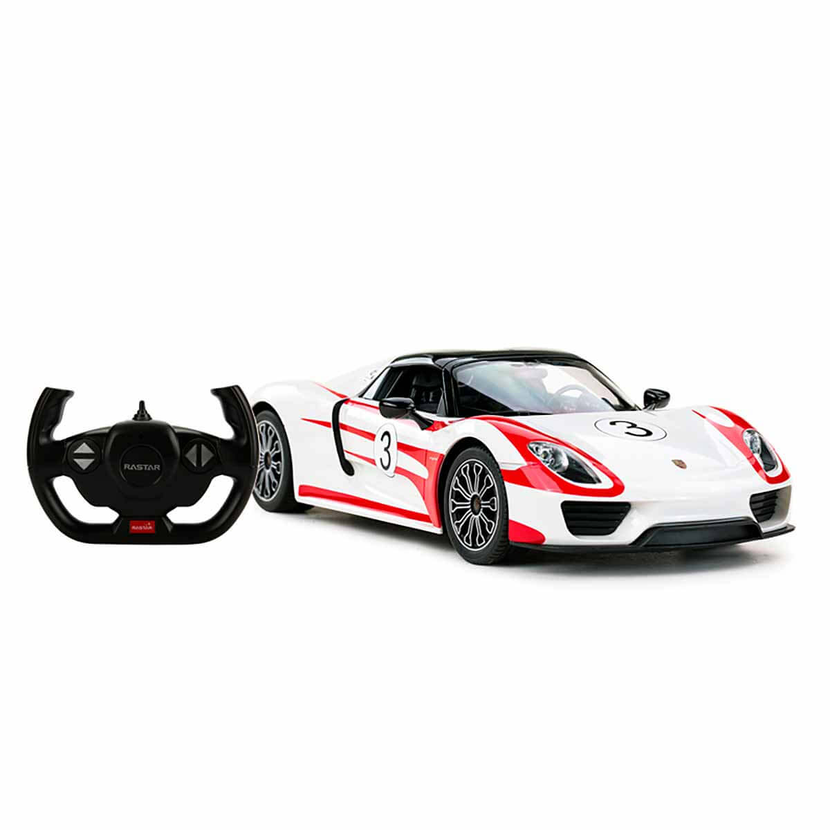 1:14 Uzaktan Kumandalı Porsche 918 Spyder Weissach Işıklı Araba 32