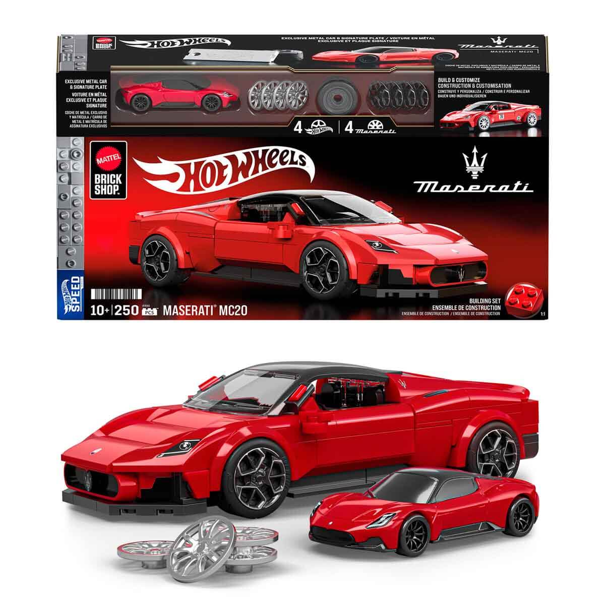 Hot Wheels Speed Serisi Maserati MC20 Araba Yapım Seti 250 Parça